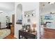 Inviting entryway with hardwood floors and stylish decor at 840 Yosemite Dr, Suwanee, GA 30024
