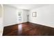 Cozy bedroom with rich hardwood flooring and ample natural light at 807 Woodcliff Dr, Sandy Springs, GA 30350