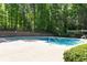 Beautiful community pool surrounded by lush landscaping, offering a refreshing outdoor experience at 807 Woodcliff Dr, Sandy Springs, GA 30350