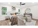 Bright bedroom with hardwood floors, large windows, and neutral decor at 1810 Fairoaks Pl, Decatur, GA 30033