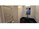 Bathroom with a stand-up shower, unique bowl sink and dark, granite-like countertop at 20 Marietta Nw St # 16A, Atlanta, GA 30303