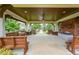 Open-air pavilion equipped with picnic tables and a brick fireplace at 423 Hunt Ne St, Marietta, GA 30060