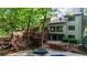 Large backyard features a multi-tiered deck and an in-ground pool at 1665 Chevron Way, Sandy Springs, GA 30350