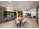 Dining room leading to a living room at 1665 Chevron Way, Sandy Springs, GA 30350