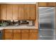 Modern kitchen with stainless steel appliances, ample cabinet space, and a bright countertop at 1665 Chevron Way, Sandy Springs, GA 30350