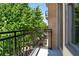 Balcony featuring an open air space and wrought iron railings at 201 W Ponce De Leon Ave # 515, Decatur, GA 30030