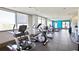 Well-equipped fitness center with modern exercise machines, natural light, and spacious layout at 201 W Ponce De Leon Ave # 515, Decatur, GA 30030