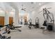 Well-equipped gym with modern exercise machines and plenty of space for workouts at 870 Inman Village Pkwy # 203, Atlanta, GA 30307