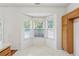 Bright kitchen nook with a bay window and natural wood cabinets at 115 Benfield Cir, Cartersville, GA 30121