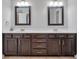 Bathroom with dual sink vanity with granite counter tops at 2342 Terrace View Sw Cir, Atlanta, GA 30315