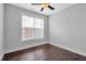 Bedroom with hardwood floors and a window at 2342 Terrace View Sw Cir, Atlanta, GA 30315