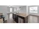Open kitchen and living room view with stainless steel appliances at 2342 Terrace View Sw Cir, Atlanta, GA 30315