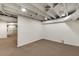 Spacious basement area with painted ceilings, offering versatile space for various needs at 1865 Briarlake Cir, Decatur, GA 30033