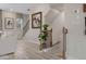 Interior view of staircase and hardwood floors, leading to the upper level of the home at 210 Maycrest Path, Tucker, GA 30084
