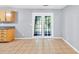 Dining room space with tile floors and door to outside at 103 Sir Gregory Nw Mnr, Lawrenceville, GA 30044