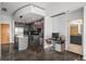 Modern kitchen with granite counters and stainless steel appliances at 250 Pharr Ne Rd # 716, Atlanta, GA 30305
