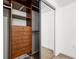 View into a closet with modular storage at 855 Peachtree Ne St # 2001, Atlanta, GA 30308