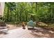 Home's wooden deck, a covered grill, and a clay chiminea fire pit at 121 Danielle Ct, Villa Rica, GA 30180