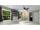 Spacious basement with neutral carpet, a ceiling fan and windows at 1741 Branch View Dr, Marietta, GA 30062