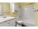 A view of the bathroom with a vanity and shower at 1741 Branch View Dr, Marietta, GA 30062