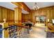 Elegant lobby with wood paneled walls, decorative chandelier, and comfortable seating area at 2233 Peachtree Ne Rd # 903, Atlanta, GA 30309