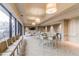 Upscale lounge area with modern furnishings, herringbone floors, and large windows offering great natural light at 2233 Peachtree Ne Rd # 903, Atlanta, GA 30309