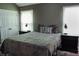 Comfortable bedroom featuring a cozy bed, side tables, and ample closet space at 1425 Watercrest Cir, Lawrenceville, GA 30043