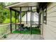 View of the screened-in porch with seating at 1425 Watercrest Cir, Lawrenceville, GA 30043