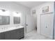 Modern bathroom features a double vanity and clean, bright design at 3273 Elm St, Atlanta, GA 30337