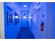 Bright hallway with modern design and artwork; leads to front door and features ample storage at 3273 Elm St, Atlanta, GA 30337