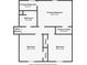 Layout of the primary bedroom, bathroom, and two additional bedrooms at 2420 Leaf Land Dr, Duluth, GA 30097