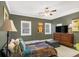 Cozy bedroom with two large windows and modern decor at 6740 Mountain Lake Ln, Cumming, GA 30028