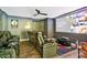 Movie room featuring large screen, comfortable seating, and surround sound system at 6740 Mountain Lake Ln, Cumming, GA 30028