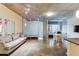 Open-concept living area with concrete floors, exposed ceilings, dining, and flexible spaces at 845 Spring Nw St # 127, Atlanta, GA 30308