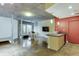 Bright living space boasts large windows, concrete floors, exposed ceilings and a modern kitchen area at 845 Spring Nw St # 127, Atlanta, GA 30308