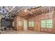 Unfinished basement with exposed framing and ductwork at 10490 Cranchester Way, Alpharetta, GA 30022