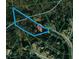 View of the property lines and surrounding neighborhood layout at 10490 Cranchester Way, Alpharetta, GA 30022