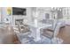 Open floor plan dining area features modern table and decor at 255 Northland Ridge Trl, Atlanta, GA 30342