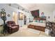 Spacious main bedroom with vaulted ceilings, walk-in closet, and ensuite bathroom at 6664 Saint Jude Dr, Fairburn, GA 30213