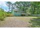 Spacious backyard featuring a deck, partial fence, and lush greenery at 100 Davis Mill N Rd, Dallas, GA 30157