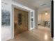 Hallway featuring a custom tiled wall between the bathroom and living area at 3117 W Roxboro Ne Rd, Atlanta, GA 30324
