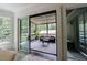 Outdoor patio showing a comfortable seating area with wooded view at 3117 W Roxboro Ne Rd, Atlanta, GA 30324