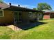 Back patio, covered, provides a shaded outdoor space, and yard views at 4048 Emerald Lake Dr, Decatur, GA 30035