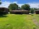 Spacious backyard, grassy lawn, and a brick house in the background at 4048 Emerald Lake Dr, Decatur, GA 30035