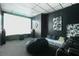 Home theater with oversized screen, dark walls, and comfy seating perfect for movie nights at 1640 Settindown Dr, Roswell, GA 30075