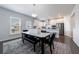 Stylish kitchen with stainless steel appliances and a dining area at 807 Parker Pass, Peachtree City, GA 30269