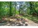 A sprawling backyard with mature trees, offering a private and peaceful setting at 3156 Pope Rd, Douglasville, GA 30135