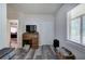 Bedroom view featuring a small writing desk and closet for storage at 3156 Pope Rd, Douglasville, GA 30135
