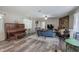 Inviting living room with beautiful wood floors, a cozy fireplace, and ample natural light at 3156 Pope Rd, Douglasville, GA 30135