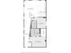 Detailed floor plan with dimensions for the kitchen, living room, and bedrooms at 660 Glen Iris Dr # 206 & 109, Atlanta, GA 30308